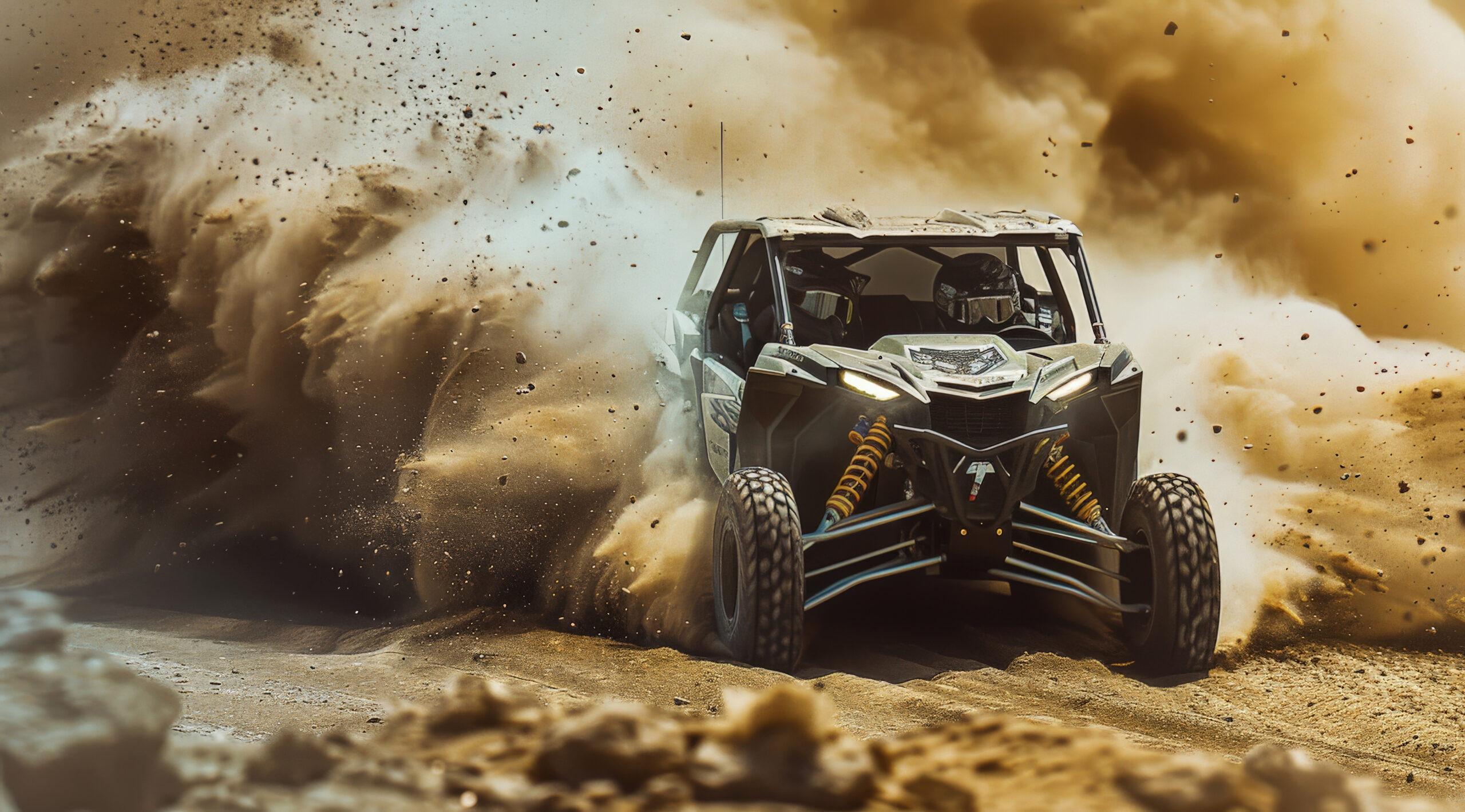 Advanced ATV rider tackling rugged off-road terrain during an adventure tour, showcasing skill-level differences for beginner vs advanced riders